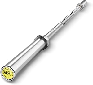 7ft Olympic Barbell for Home Gym, 45lb 2" Weight Bar for Deadlift Weightlifting, Bar,